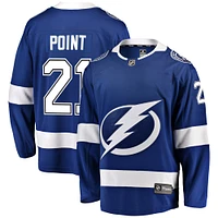 Maillot de joueur échappé à domicile Fanatics Brayden Point bleu du Lightning Tampa Bay pour hommes