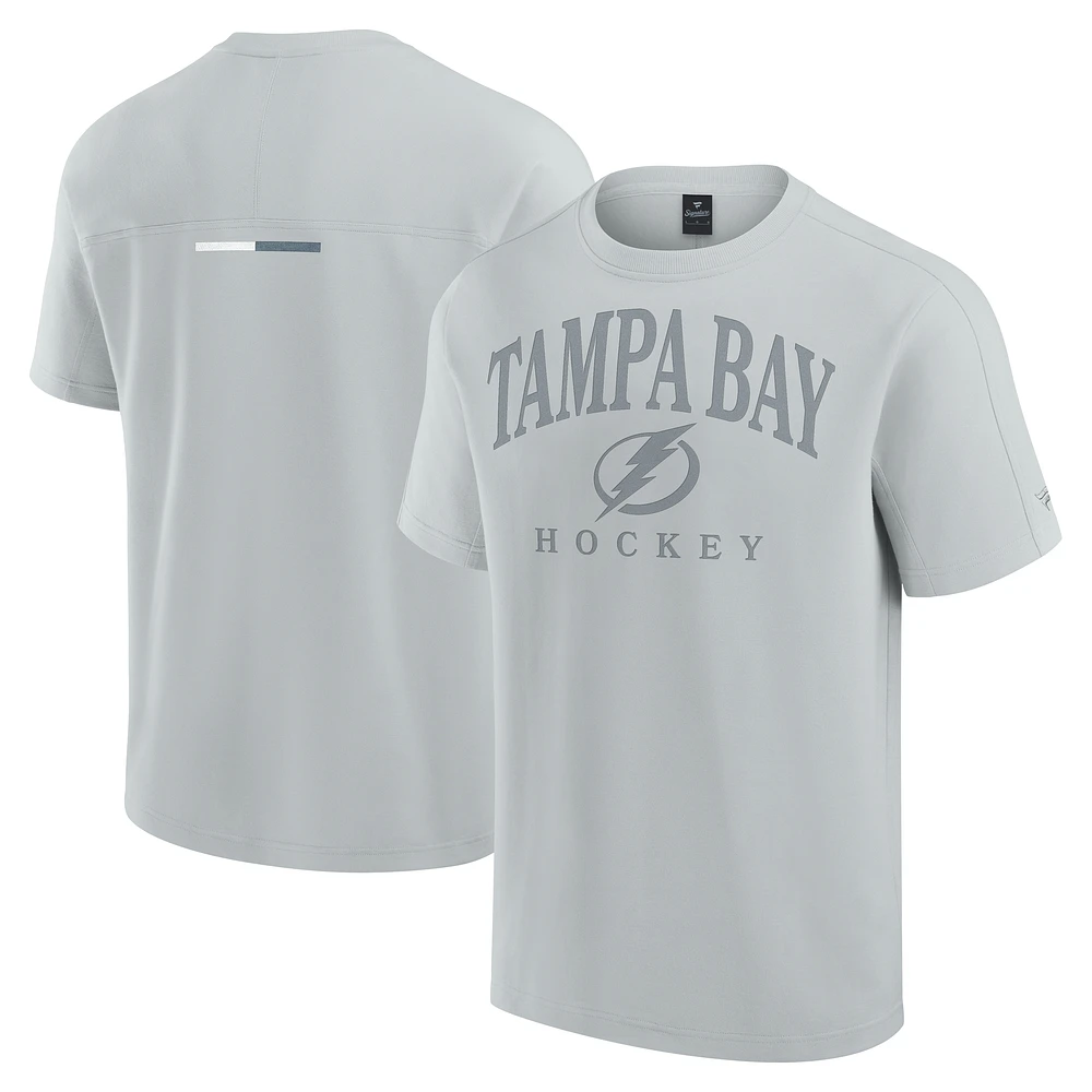 T-shirt Fanatics gris Tampa Bay Lightning Elements Flex Tri-Blend pour homme