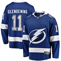 Men's Fanatics Luke Glendening Blue Tampa Bay Lightning Home Breakaway Jersey