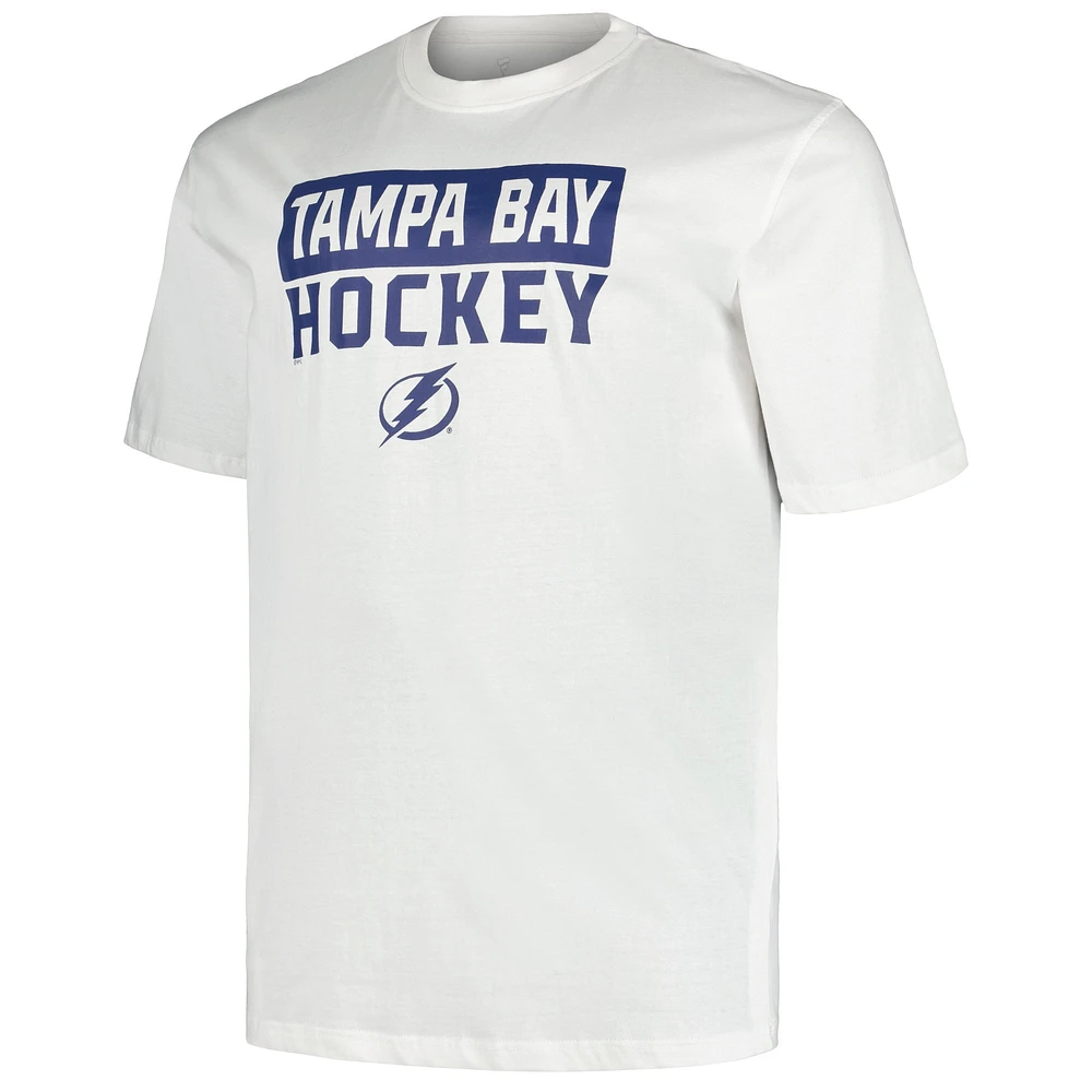 Men's Fanatics Tampa Bay Lightning Big & Tall 2-Pack T-Shirt Set