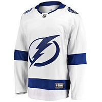 Men's Fanatics White Tampa Bay Lightning Breakaway Away Jersey