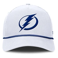 Men's Fanatics White Tampa Bay Lightning Rope A-Frame Adjustable Hat