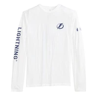 T-shirt à manches longues Adam du Lightning de Tampa Bay blanc Johnnie-O pour homme