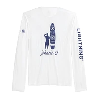 T-shirt à manches longues Adam du Lightning de Tampa Bay blanc Johnnie-O pour homme