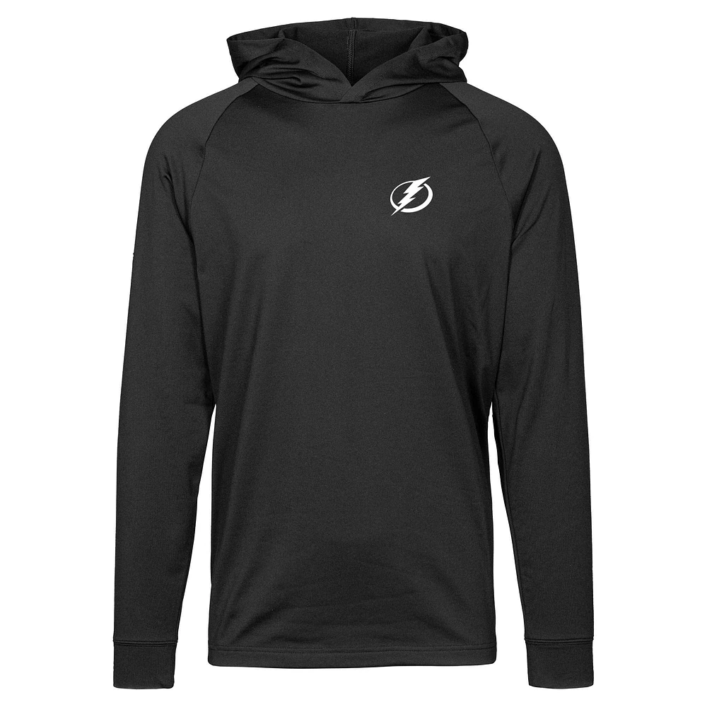 Men's Levelwear Black Tampa Bay Lightning Dimension Insignia Core Pullover Hoodie