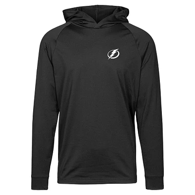 Men's Levelwear Black Tampa Bay Lightning Dimension Insignia Core Pullover Hoodie