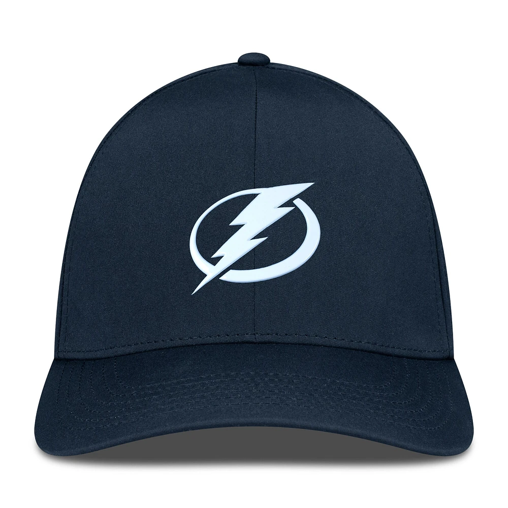 Casquette Zeta Insignia Core Flex noire pour homme de Levelwear Tampa Bay Lightning