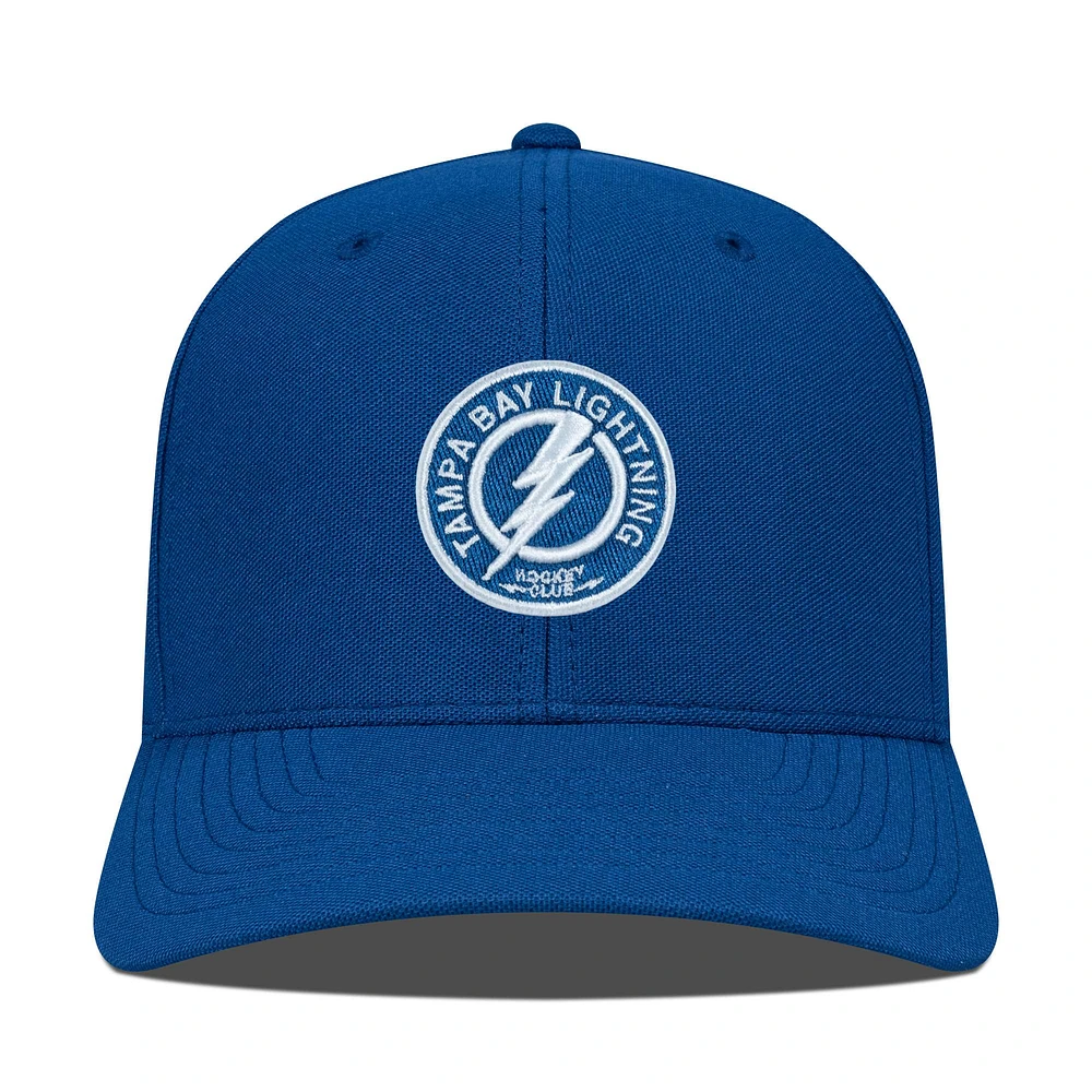 Casquette ajustable bleue Tampa Bay Lightning Fusion pour homme de Levelwear