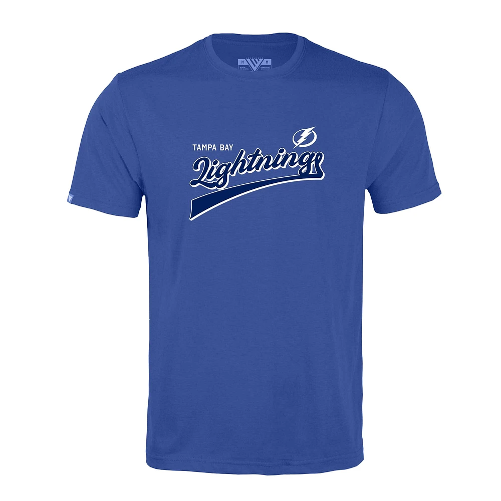Men's Levelwear Blue Tampa Bay Lightning Richmond Retro Team 2.0 T-Shirt