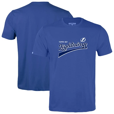 Men's Levelwear Blue Tampa Bay Lightning Richmond Retro Team 2.0 T-Shirt