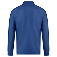 Pull-over zippé quart de tour bleu Tampa Bay Lightning Theory Insignia Core Raglan pour homme Levelwear