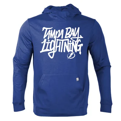 Tampa Bay Lightning Levelwear Thrive Graffiti Long Sleeve Hoodie T-Shirt - Royal