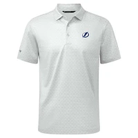 Polo blanc pour homme de niveau Tampa Bay Lightning System Insignia Core