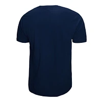 T-shirt Mitchell & Ness bleu marine pour homme avec logo local du Lightning de Tampa Bay