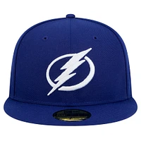 Men's New Era Blue Tampa Bay Lightning Core 59FIFTY Fitted Hat