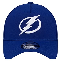 Men's New Era  Blue Tampa Bay Lightning Core A-Frame 9FORTY Adjustable Hat