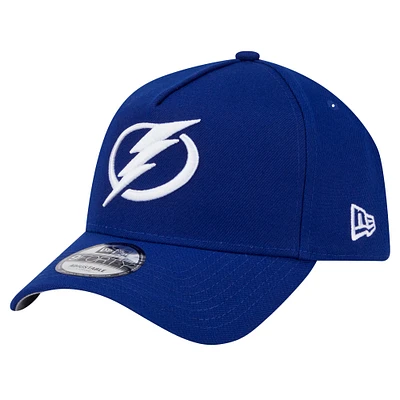 Men's New Era  Blue Tampa Bay Lightning Core A-Frame 9FORTY Adjustable Hat