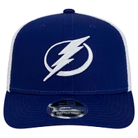 Men's New Era Blue Tampa Bay Lightning Core Trucker 9SEVENTY Stretch-Snap Hat