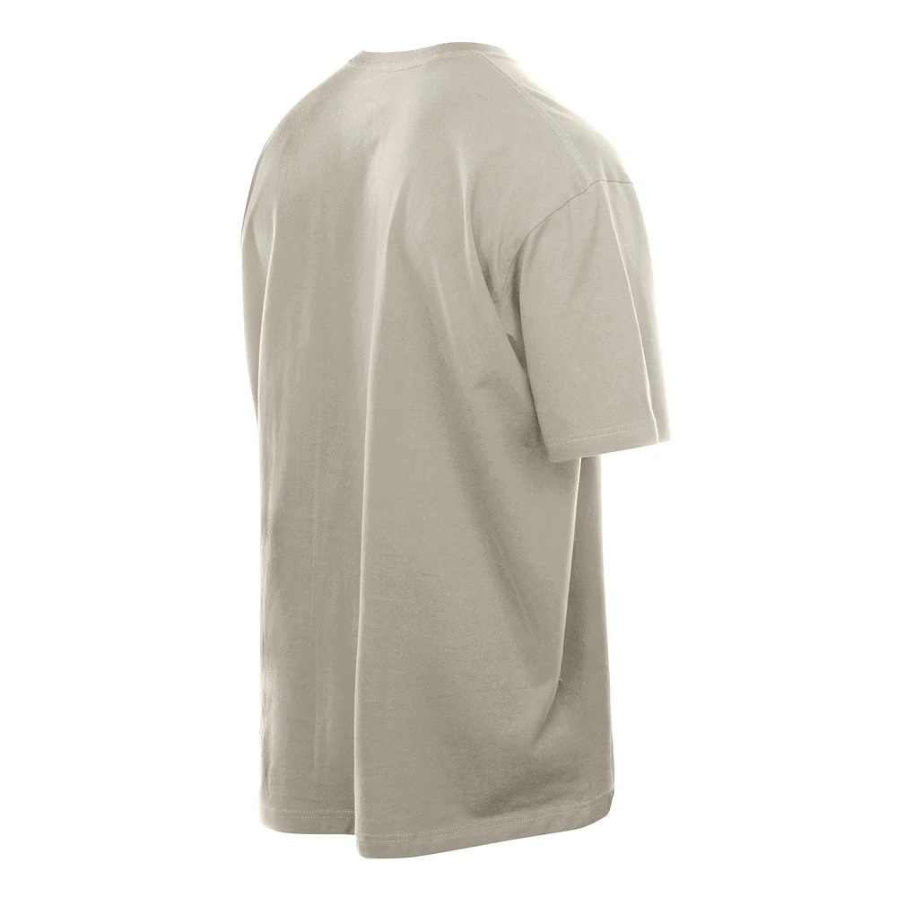 Men's New Era Tan Tampa Bay Lightning Goalie Mask T-Shirt