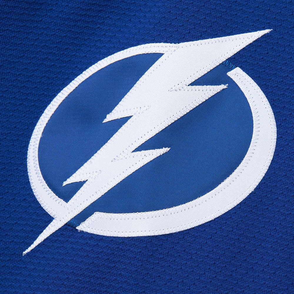 Maillot bleu de jeu puissance 2013-14 Nikita Kucherov pour homme du Lightning Tampa Bay