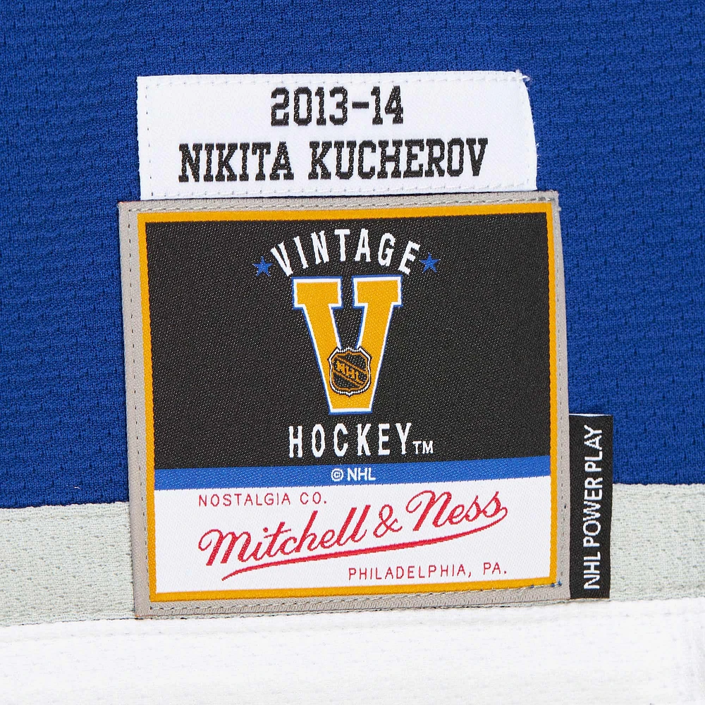 Men's Nikita Kucherov Blue Tampa Bay Lightning 2013-14 Power Play Jersey