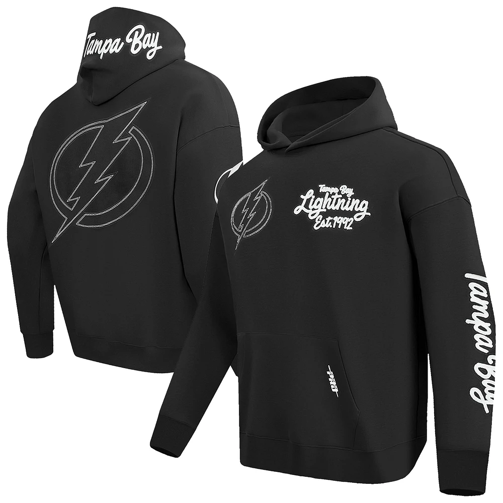 Sweat à capuche noir Pro Standard Tampa Bay Lightning Paint the City pour homme