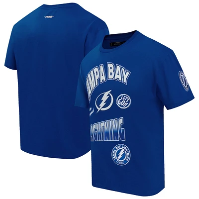 T-shirt Turn It Up Pro Standard bleu pour homme du Lightning de Tampa Bay