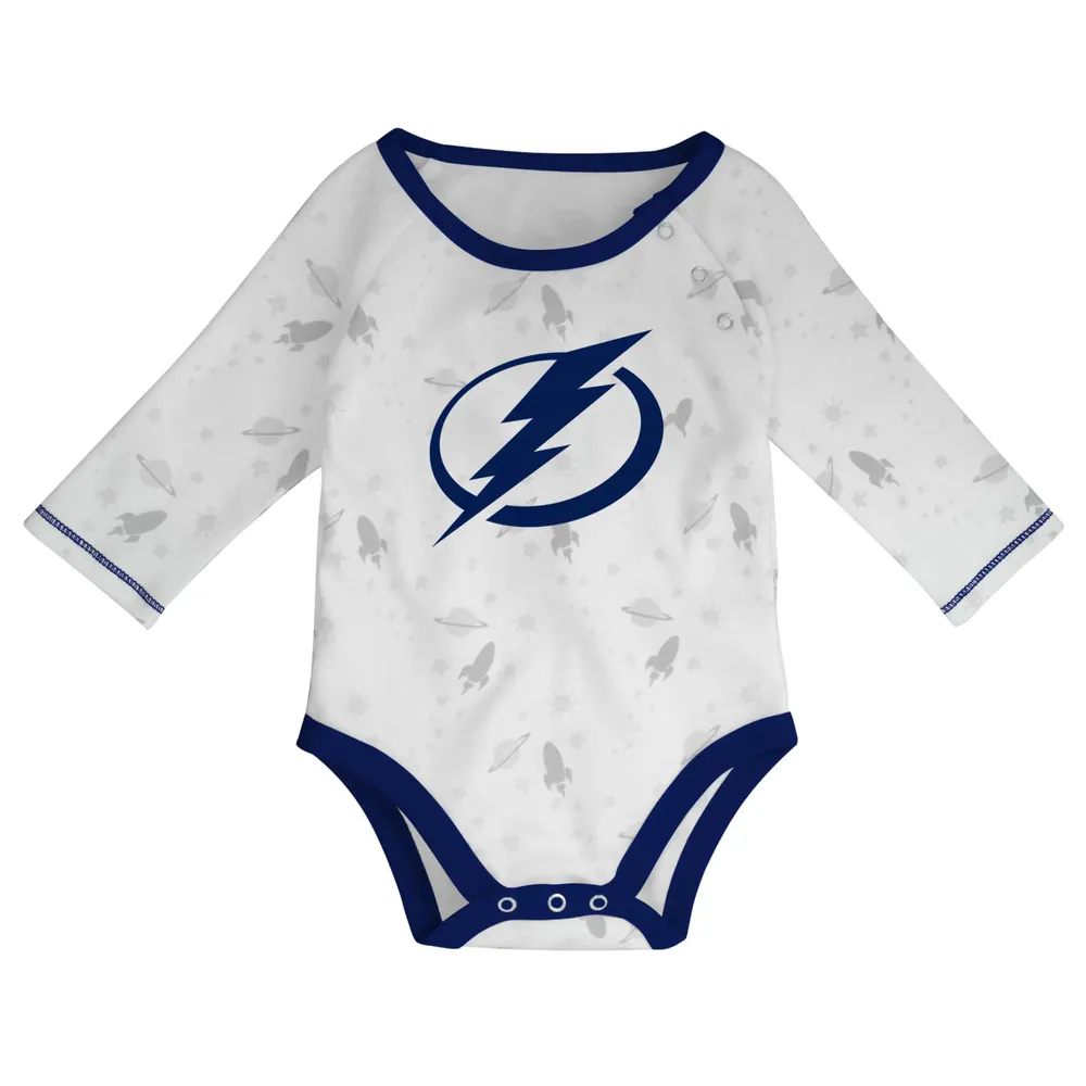 Newborn & Infant Blue Tampa Bay Lightning Jersey Bodysuit