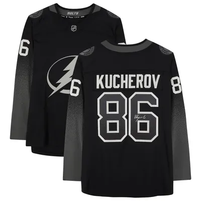 Lids Nikita Kucherov Tampa Bay Lightning Fanatics Authentic Unsigned White  Jersey Shooting Photograph