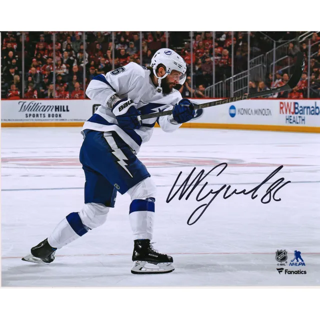 Framed Nikita Kucherov Tampa Bay Lightning Autographed Blue Fanatics  Breakaway Jersey