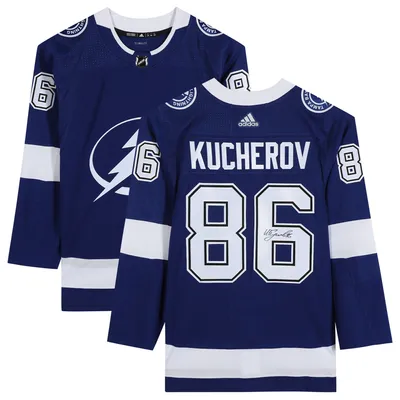 Nikita Kucherov Tampa Bay Lightning Fanatics Authentic Autographed Blue Adidas Authentic Jersey