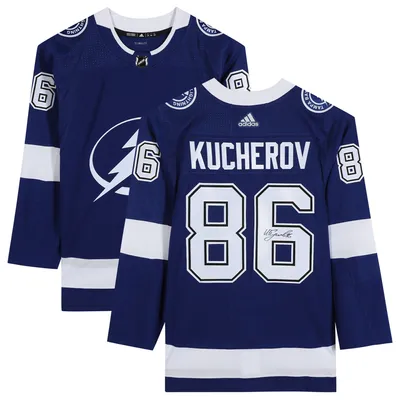 Nikita Kucherov Signed Lightning Fanatics Black Hockey Jersey Fanatics