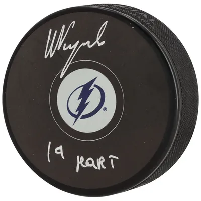 Lids Fanatics Authentic Nikita Kucherov Tampa Bay Lightning Autographed  2011 NHL Draft Logo Hockey Puck with #58 Pick Inscription