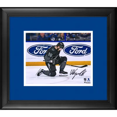 Nikita Kucherov Tampa Bay Lightning Unsigned Blue Jersey Skating Photograph