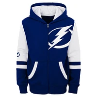 Preschool  Blue Tampa Bay Lightning Face Off Full Zip Hoodie