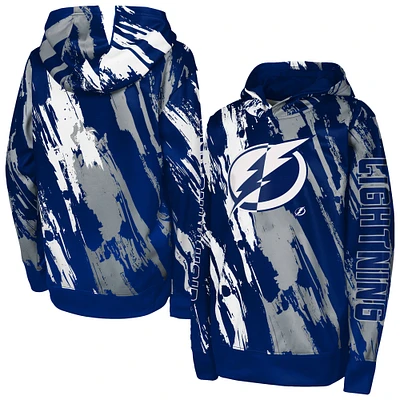 Sweat à capuche bleu pour enfant d'âge préscolaire Tampa Bay Lightning Master Snipe