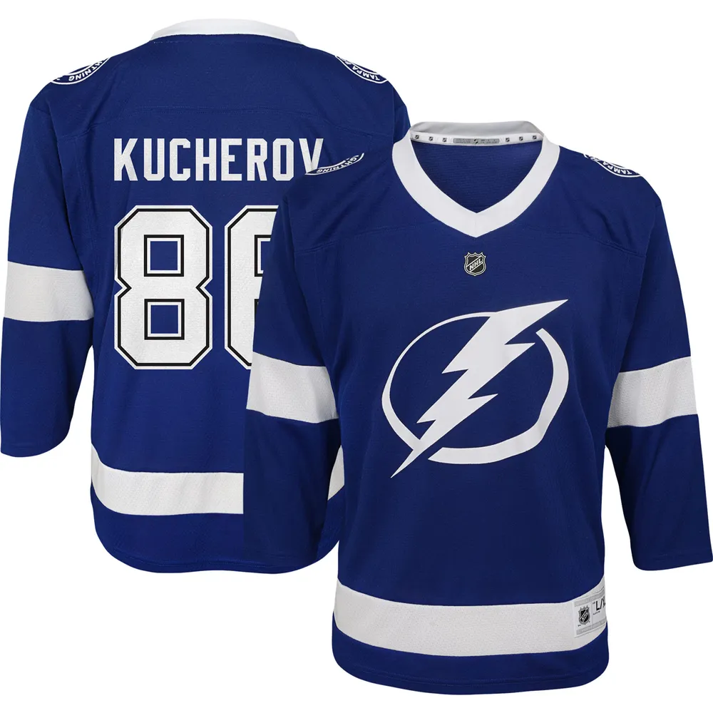 Men's Fanatics Branded Nikita Kucherov White Tampa Bay Lightning Away  Premier Breakaway Player Jersey