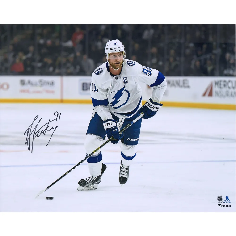Fanatics Authentic Steven Stamkos Tampa Bay Lightning Autographed Blue Adidas Authentic Jersey