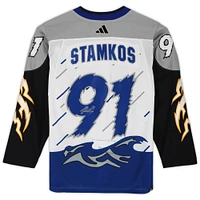 Steven Stamkos Tampa Bay Lightning Autographed 2022-23 Reverse Retro adidas Authentic Jersey