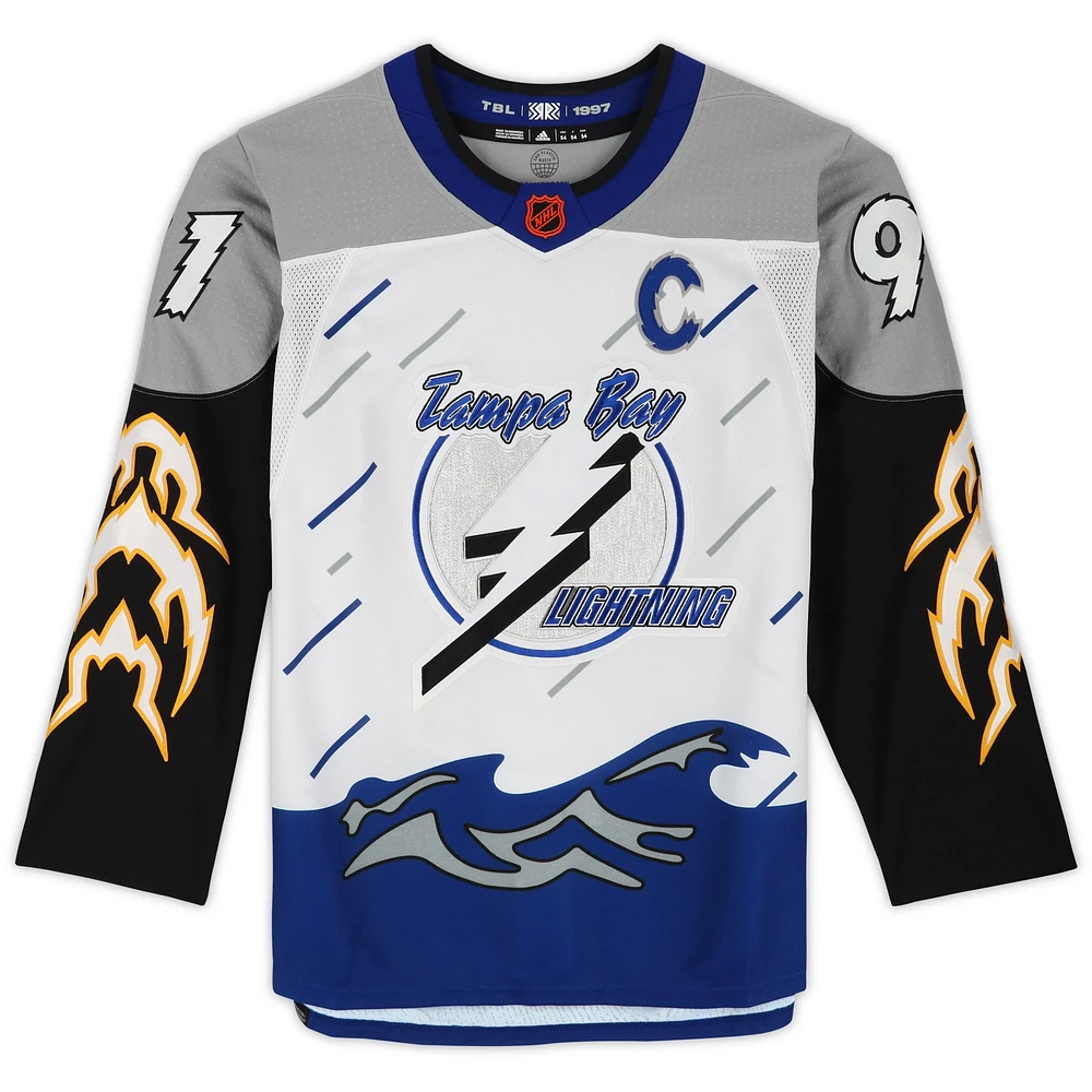 Steven Stamkos Tampa Bay Lightning Autographed 2022-23 Reverse Retro adidas Authentic Jersey