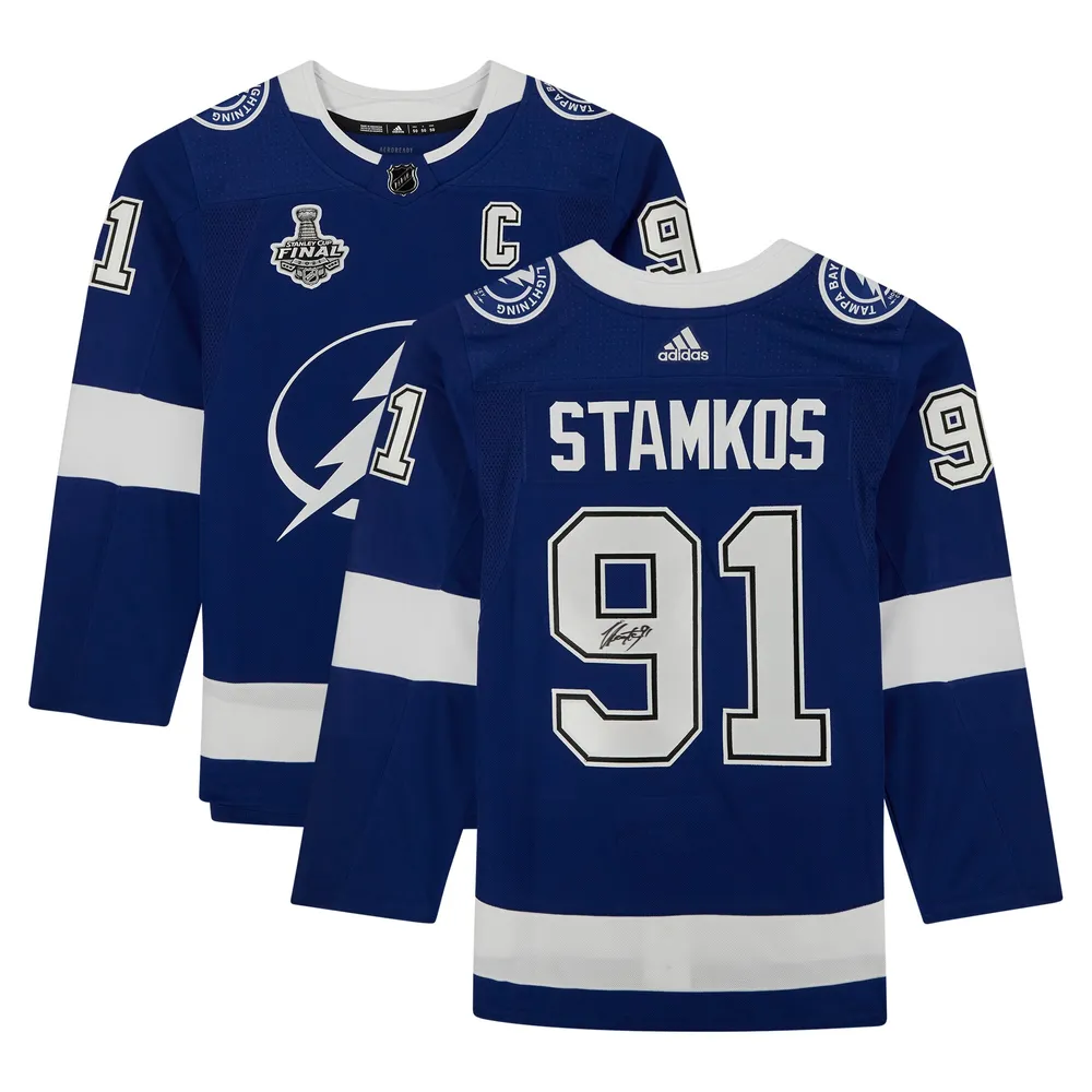 Men's Fanatics Branded Steve Stamkos Blue Tampa Bay Lightning