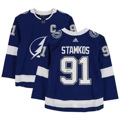 Fanatics Steven Stamkos Tampa Bay Lightning Reverse Retro NHL Jersey Blue  Medium