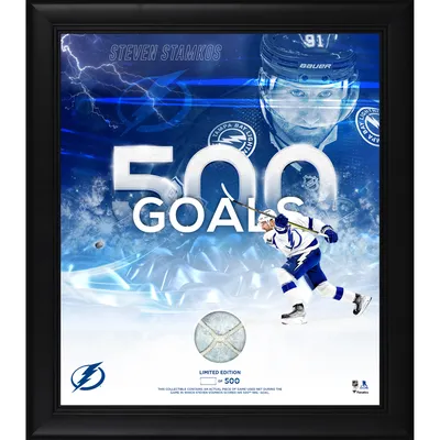 Lids Nikita Kucherov Tampa Bay Lightning Fanatics Authentic Autographed 8  x 10 Black Jersey Goal Celebration Photograph