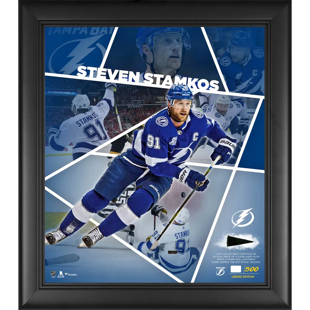 Nikita Kucherov and Steven Stamkos Tampa Bay Lightning Fanatics Authentic  Unsigned Goal Celebration Photograph