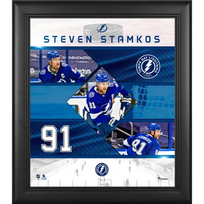 Lids Steven Stamkos Tampa Bay Lightning Fanatics Authentic Unsigned White  Jersey Skating Photograph