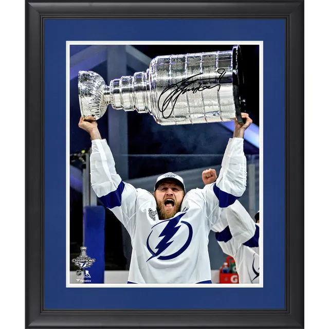 Lids Steven Stamkos Tampa Bay Lightning Fanatics Authentic Autographed 16  x 20 Raising Cup Spotlight Photograph with Multiple Inscriptions - Limited  Edition of 20