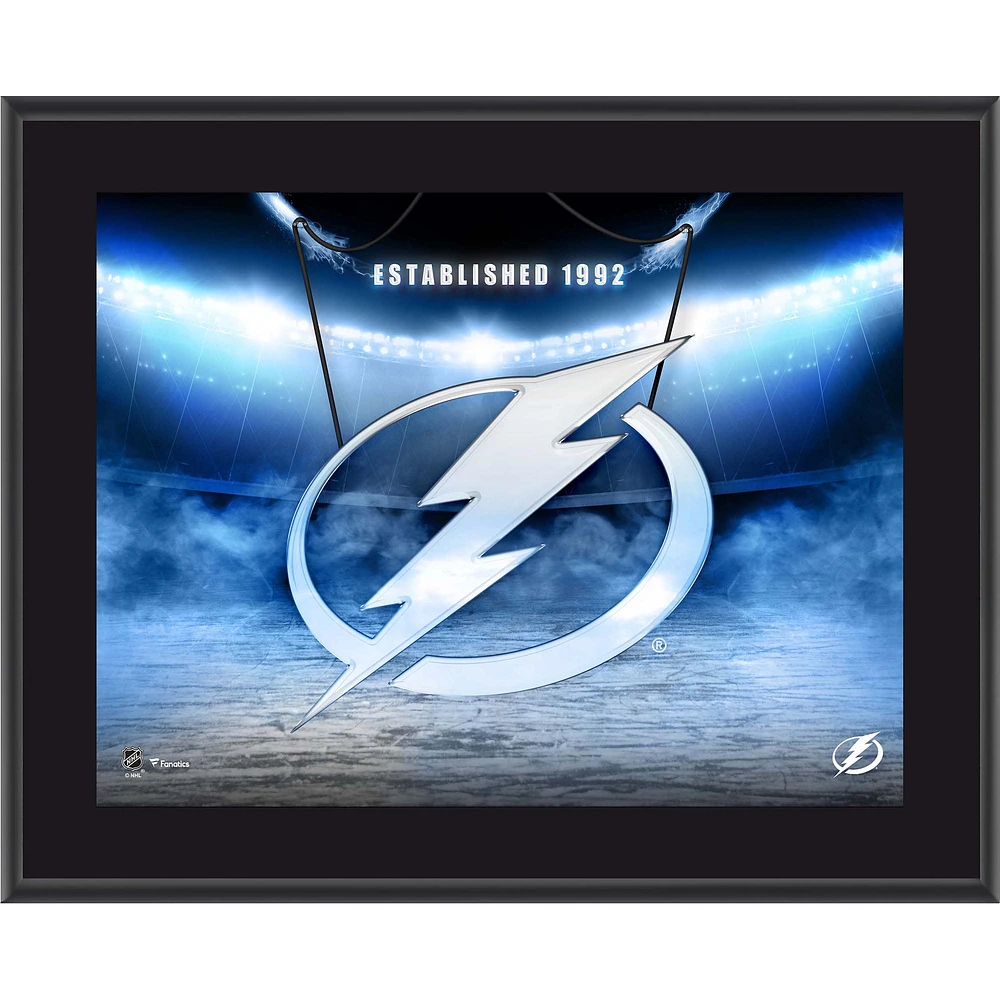 Tampa Bay Lightning 10.5" x 13" Horizontal Team Logo Sublimated Plaque