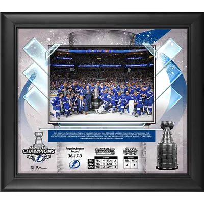 Lids Tampa Bay Lightning vs. Colorado Avalanche Fanatics Authentic 2022  Stanley Cup Final 15'' x 17'' Matchup Framed Collage