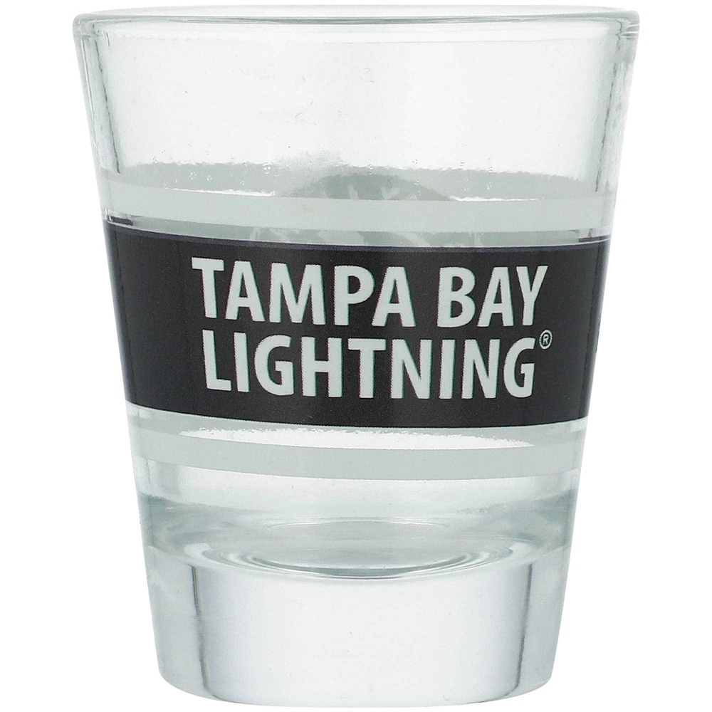 Lightning de Tampa Bay 2oz. Verre à shot à rayures