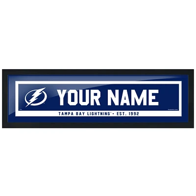 Tampa Bay Lightning - Cadre photo personnalisé 6'' x 22''